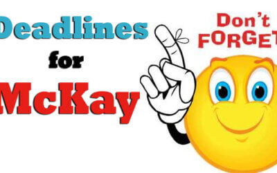 McKay Deadlines